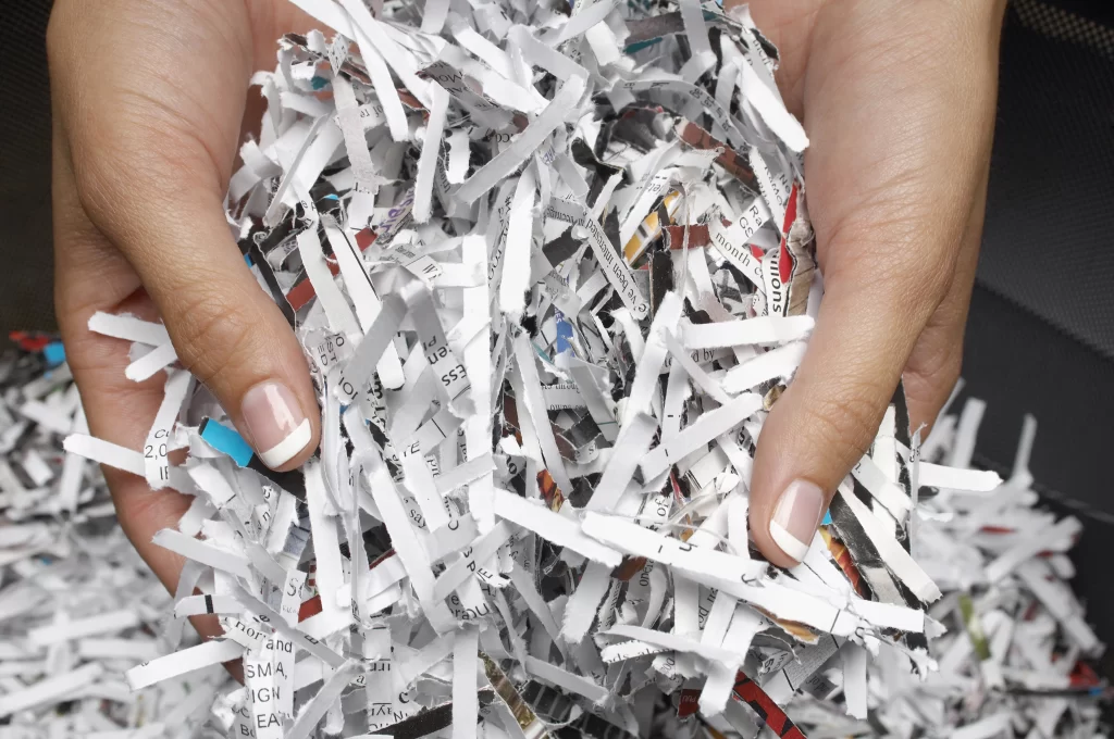 Whitaker Brothers paper shredding disposal