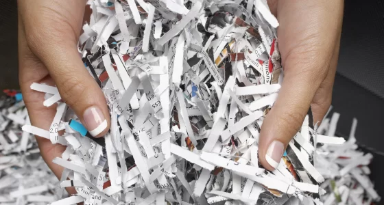 Whitaker Brothers paper shredding disposal