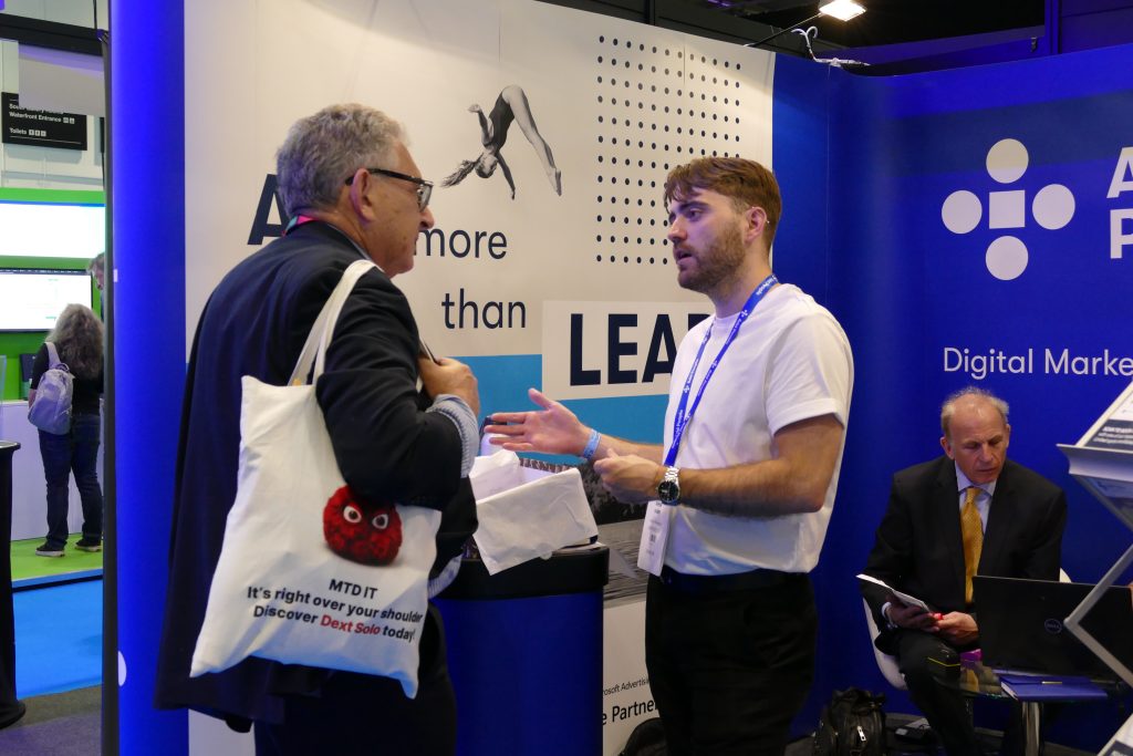 Damon Culbert, Add People Digital PR Manager, at Accountex London 2025