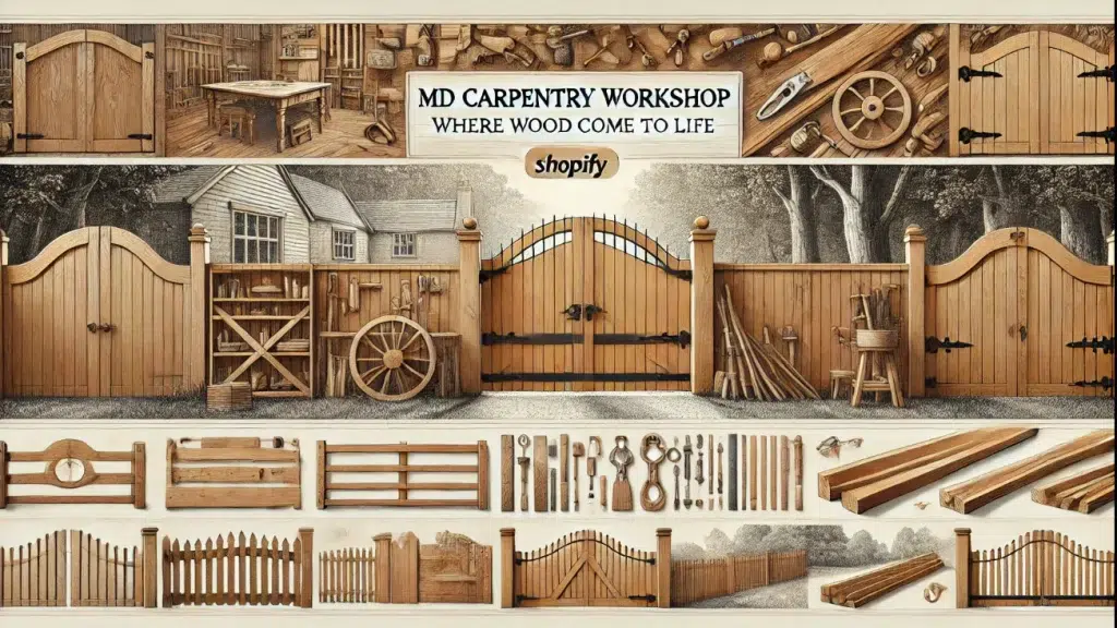 Wooden gate